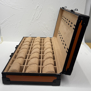 New 24 Khe hình chữ nhật xử lý đa chức năng đồng hồ sưu tập hiển thị trường hợp bao bì Du lịch Cặp Quà Tặng kết hợp hộp đồng hồ - Product Image 1