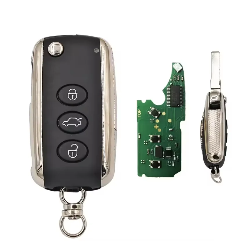 ベントレーリモコンキー　3ボタン 3 Button Smart Keyless Go Remote Key Fob for 2006-2016 for Bentley