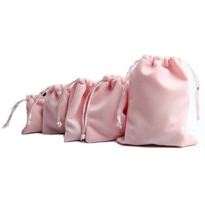 High-Quality Jewelry Pouches Velvet <b>Drawstring</b> <b>Bags</b> with Custom Logo Printing - Product Image 2