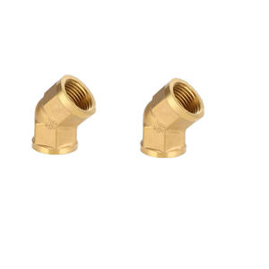 Raccords de tuyaux de gaz et d'eau en cuivre durables personnalisés 1/<span class=keywords><strong>2</strong></span> "<span class=keywords><strong>3</strong></span>/4" 1 "coude, NPT mâle/femelle, réduction, plomberie en laiton étanche - Product Image 2