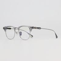 Lunettes de lecture pour ordinateur en acétate de titane vert solide, ultra légères, résistantes à la corrosion, unisexes, forme de visage ajustée, verres ovales