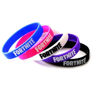 New Arrival Product silicone logo color customized party fabric promotional wristbands