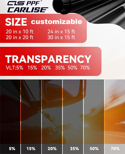 5%15%20%35%50%70%VLT High Vision Solar Car <strong>Window</strong> Film Car Film <strong>Window</strong> <strong>Tint</strong> Shatter Proof - Product Image 5