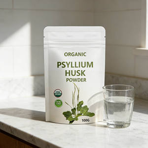 OEM工場カスタムプライベートラベル純天然サイリウムハスク卸売サイリウムハスクパウダー - Product Image 2