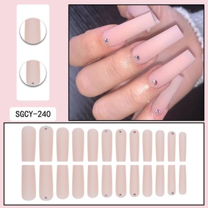 O6 Long Wear Ins Manicure Parches Estilo Europeo Americano <span class=keywords><strong>Manicura</strong></span> <span class=keywords><strong>francesa</strong></span> Press-on <span class=keywords><strong>Uñas</strong></span> Aplicación para dedos Tipo de <span class=keywords><strong>uñas</strong></span> postizas - Product Image 6