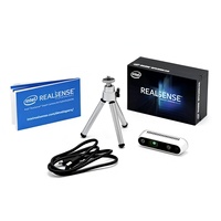 Caméra de profondeur réelle Intel RealSense D455, caméra stéréo de quatrième génération, capteur RGB à obturateur global 3D, nuages de points colorés