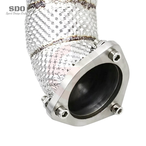 Tubo de Escape de Alto Rendimiento SDO SUS304 para Audi RSQ8 SQ8 4.0T 2022-2023, Tubo Recto con Protección Térmica Superior - Product Image 4