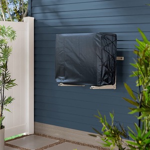 Housse noire pour climatiseur extérieur, 33x12x23 à 37x15x35 pouces, imperméable, résistante au soleil, protection contre la poussière, Design moderne et simple - Product Image 4