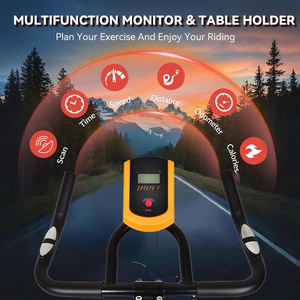 <span class=keywords><strong>Bicicleta</strong></span> de <span class=keywords><strong>Spinning</strong></span> Nueva y Mejorada para Gimnasio, Volante de Inercia de 13 kg, Carga Máxima de 120 kg, <span class=keywords><strong>Bicicleta</strong></span> Deportiva de <span class=keywords><strong>Spinning</strong></span> para Ejercicio en Casa - Product Image 4