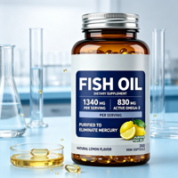 Compléments OEM : Capsules de Gel Molle Vegan d'Huile de Poisson Oméga-3, 6 et 9 pour le Soutien Immunitaire et Anti-Fatigue des Adultes