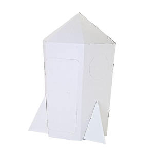 Mainan Anak-anak Gambar 3D Roket Besar, Kit Mainan Swakriya dengan Kotak Musik Ringan - Product Image 4