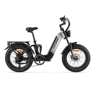 <span class=keywords><strong>Bicicleta</strong></span> Eléctrica para Adultos <span class=keywords><strong>Cyrusher</strong></span> Kommoda 3.0, Motor Trasero sin Escobillas de 250W, Batería de 48V 20Ah, Neumático de 20 Pulgadas, <span class=keywords><strong>Bicicleta</strong></span> Eléctrica Multiusos - Product Image 3