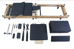 Reformer de Pilates Comercial Dobrável Portátil de Madeira de Carvalho - Product Image 5