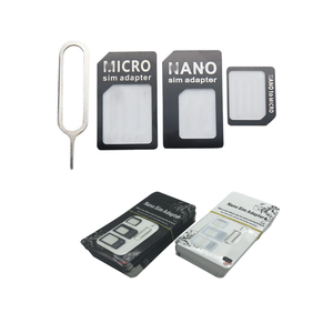 4 In 1 Pack Nano Micro Standard Sim Cards Adapter For All The Mobile - View #12