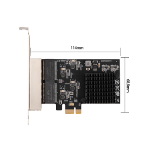 Tarjeta de Red Interna Gigabit Ethernet Multipuerto para Servidor, 4 RJ45 PCIe X1 8111H, Compatible con NAS, Actualización para Estaciones de Trabajo, en Stock, Quad Giga - Product Image 4