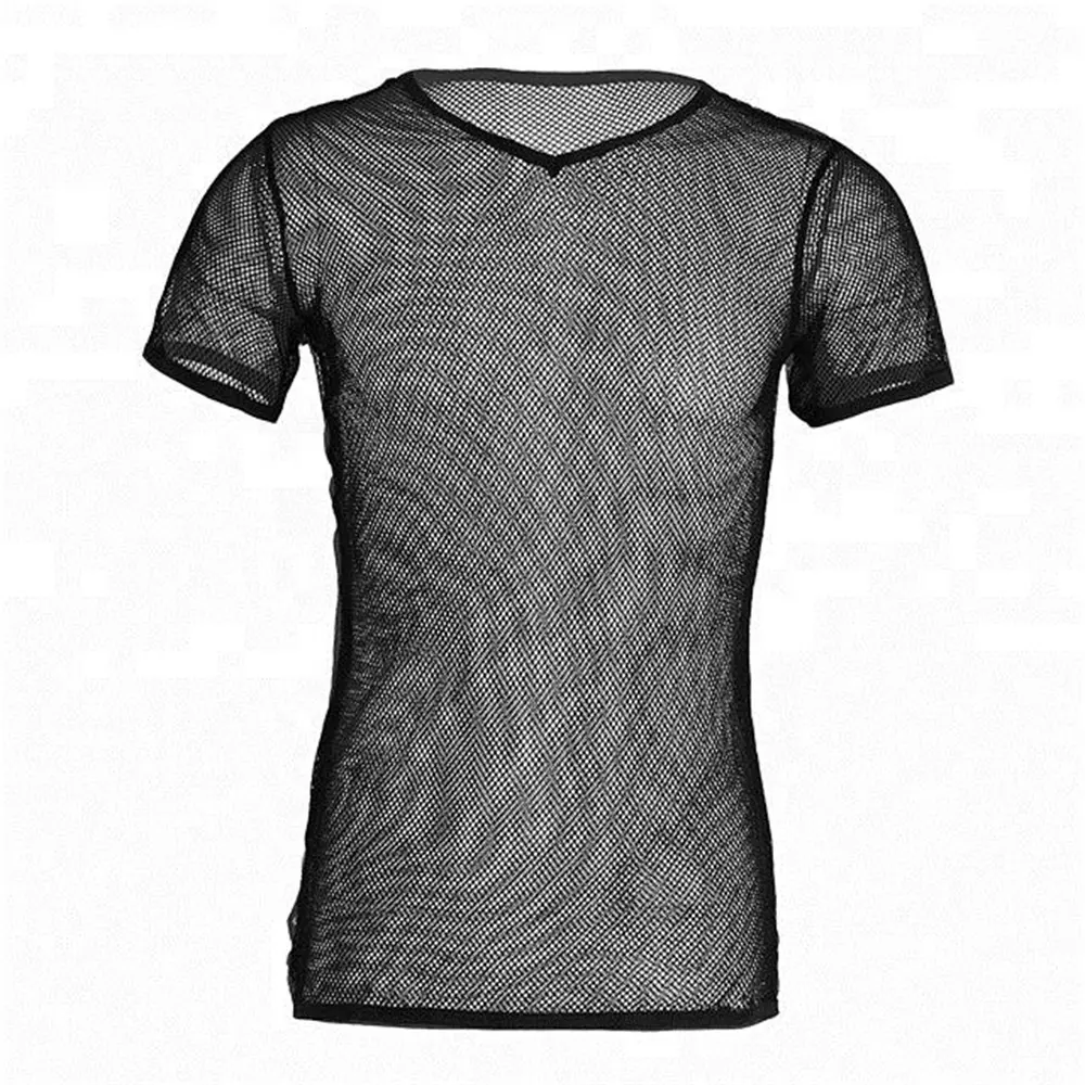 Fashion Men Sportswear Blank V Neck T Shirt