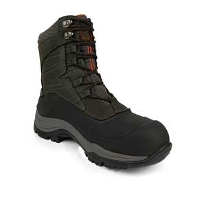 Chaussures de marque pour hommes, bottes de neige imperméables et isolées, avec coque en caoutchouc, collection hiver 2022 - Product Image 3