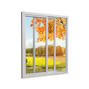 High quality cheap panoramic UPVC sliding window doors and windows 1.2m x 1.2m