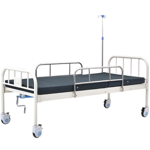 Cama de <span class=keywords><strong>Hospital</strong></span> Manual Económica con Estructura Metálica y 3 Años de Garantía para Cuidado de Pacientes - Product Image 3