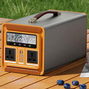 สถานีพลังงานลิเธียมเทอร์นารีแบบพกพาสถานีพลังงานไซน์เวฟ220V 50Hz เอาท์พุท AC 18V อินพุตพลังงานแสงอาทิตย์ XT90พอร์ต5W ไฟ LED 2500 + รอบ - Product Image 4