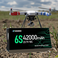 Batterie rechargeable QiQi Lithium Ion 6S 12S 14S 18S 42000mah 32000mah pour batterie de drone Uav Fpv