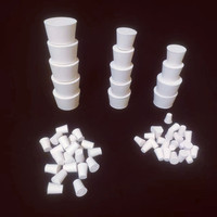 Vente directe d'usine - Bouchons en caoutchouc blanc pour tubes à essai, flacons, conduites d'eau et aquariums - Utilisation en laboratoire