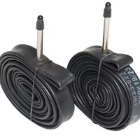 Chambre à air en butyl durable 22/24/26/27/28/29x 1-3/8 avec valve Presta pour vélo d'enfant