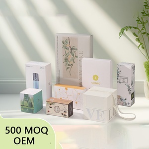 Boîte cosmétique en papier texturé pliable de qualité supérieure pour cosmétiques, rouge à lèvres, vernis à ongles, huile, boîte en papier - Product Image 6