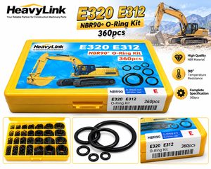 NBR90 O-Ring-Set 360 Stück für Bagger E320 E312 Baumaschinen Dichtungsringe aus Gummi - Product Image 1