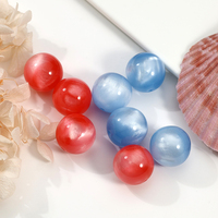 Perles en acrylique en vrac 10/20 MM, multicolores, certifiées par un tiers, pour la fabrication de bracelets, colliers et bijoux DIY - Vente en gros