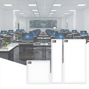 <span class=keywords><strong>Panel</strong></span> de Luz <span class=keywords><strong>LED</strong></span> de Techo Regulable de 15-72W con 5 Intensidades Seleccionables, 2x4, para Interiores, Escuelas, Casas, <span class=keywords><strong>Panel</strong></span> <span class=keywords><strong>LED</strong></span> Moderno - Product Image 1