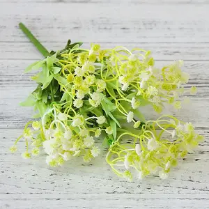 प्राकृतिक कृत्रिम Gypsophila फूल शादी के फूल बच्चे की सांस फूल