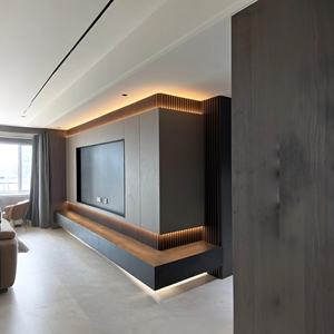 ตู้สำหรับบ้านหรู ตู้สั่งทำทั้งหลัง ตู้คุณภาพสูง เฟอร์นิเจอร์ห้องนั่งเล่นสำหรับอพาร์ทเมนต์ - Product Image 1