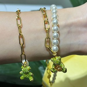 Juego de Joyería de Plata <span class=keywords><strong>Fina</strong></span> de la Serie Animal de Lujo 2026, Collar, Pendientes y <span class=keywords><strong>Pulsera</strong></span> de Oso con Circones de Alta Calidad Originales, Romántico para Mujer - Product Image 5