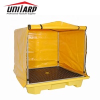 Tissus en PVC réutilisables et imperméables haute résistance Couverture de palette IBC robuste Couverture de bâche en PVC