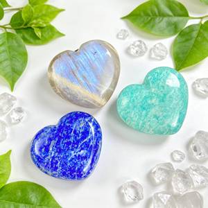 Cuori di Cristallo all'Ingrosso per Artigianato, 1,57 Pollici, Citrino, Quarzo Rosa, Agata, Fluorite, per Collane Fai-da-Te, Ciondoli, Regali - Product Image 5