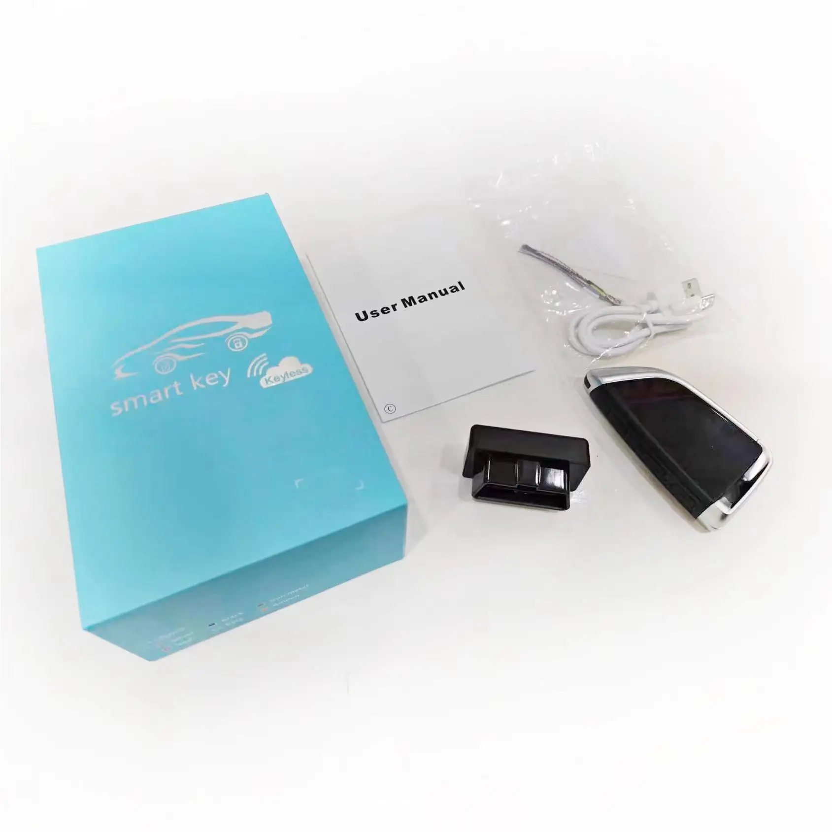 2022 hot selling OBD-02-S digital key smart remote control screen touch car smart LCD key for start cars