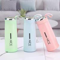 Bouteille d'eau en verre GCWAVE, vente en gros d'usine, bouteille à thé, bouteille d'eau potable en verre 400ml, tasse isotherme en verre 13oz, thermos en verre