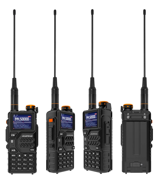 UHF VHF Baofeng Handheld K5 Plus  Walkie Talkie Two Way Dual Band Radio 999 Channel Radio BAOFENG Long Range Distance