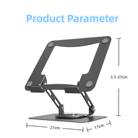 Nouveau design 2025 – Support pliable et portable à réglage multi-angle 360° °   Support de tablette PC rotatif avec patins antidérapants