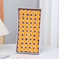 Handgemaakte mini-rozenzeepbloemen op duimformaat, boutonnière boeketten - bruiloft & verjaardag cadeaudoos, groothandel