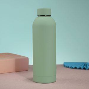 Small Mouth Stainless Steel Vacuum <b>Thermos</b> <b>Bottle</b> Large Capacity Outdoor Sports Insulated Cold Drink Water Cup - Product Image 6