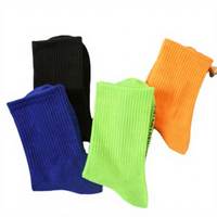Chaussettes de sport décontractées pour hommes automne-hiver, style hip-hop, anti-bactériennes, en Spandex/Nylon/Coton, mi-mollet