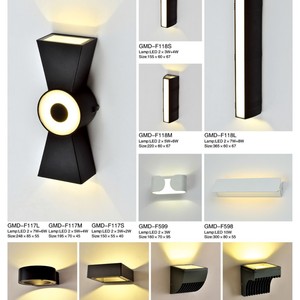โคมไฟติดผนังกลางแจ้ง LED 10W 15W 12W 320x225x245 มม. กันน้ำสำหรับไฟส่องสว่างในสวน - Product Image 3