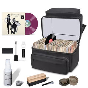 Sac de transport pour disque vinyle en PVC durable avec séparateurs pour le stockage d'album et le matériel de boîtier de CD de voyage - Product Image 2