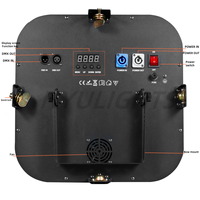 Luz de escenario LED RGBW de 200W con 4 ojos, matriz retro, cegador de audiencia, estroboscópico para DJ y discoteca, luz ambiental de fondo DMX512 para parques temáticos