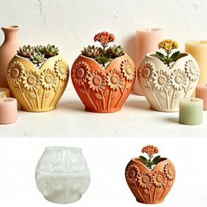Molde de Silicona para Velas en Forma de Corazón, Molde para Velas Aromáticas Hechas a Mano, Herramienta de Decoración - Product Image 4