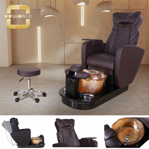 Proveedor de Sillas de Pedicura para Técnicos de Uñas con Sofá, Spa para Pies, Silla de Manicura y Pedicura Gris, Unidad de Mesa de Manicura - Product Image 3