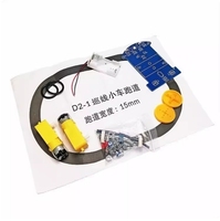 Kit de voiture de surveillance intelligente D2-1, voiture de patrouille, suivi de voiture, pièces électroniques DIY, suivi de livraison, piste D21