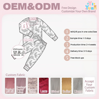 Ensemble pyjama enfant imprimé baies et branches de pin festives, haut à manches longues et pantalon à revers à carreaux, pour la veille de Noël, tenue familiale, personnalisable OEM